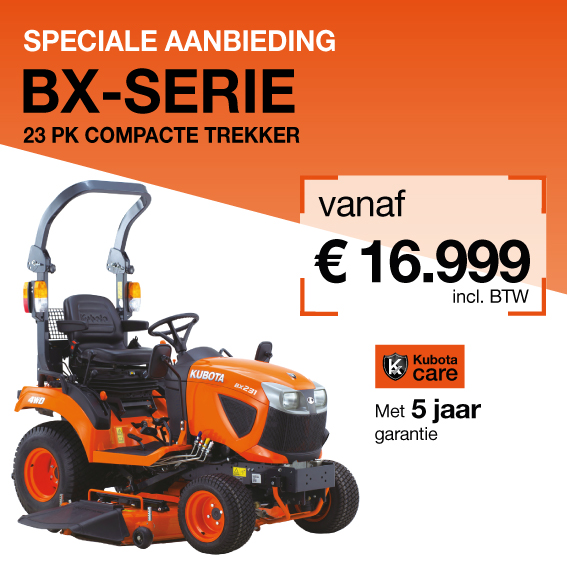  - Actie - <br />
<br />
Kubota